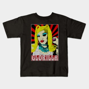 Glorilla Pop Art Style Kids T-Shirt